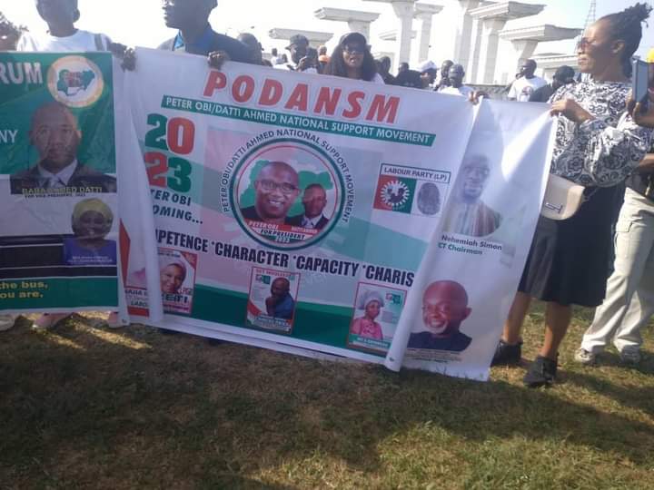 PHOTOS Thousands Rally For Peter Obi In Abuja EcuLaw