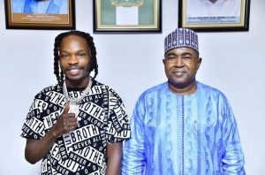 Naira Marley and Bubs Marwa, NDLEA boss