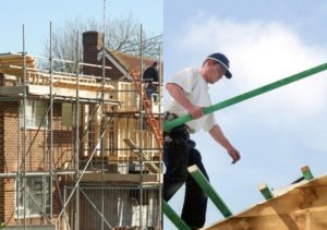 A carpenter at work